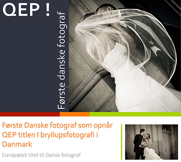 Første danske fotograf udnævnt med QEP titel