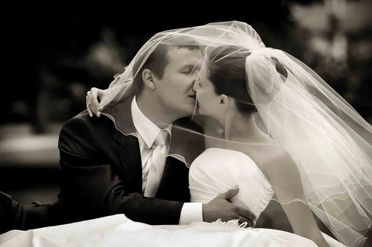 Fotoshoot af nygift par i København